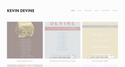 Desktop Screenshot of kevindevine.net